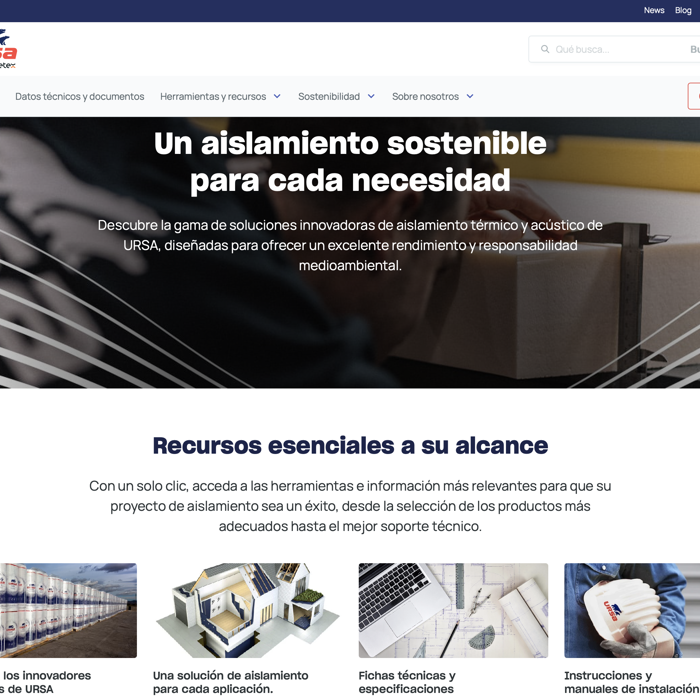 URSA lanza su nueva página web con imagen renovada y navegación mejorada